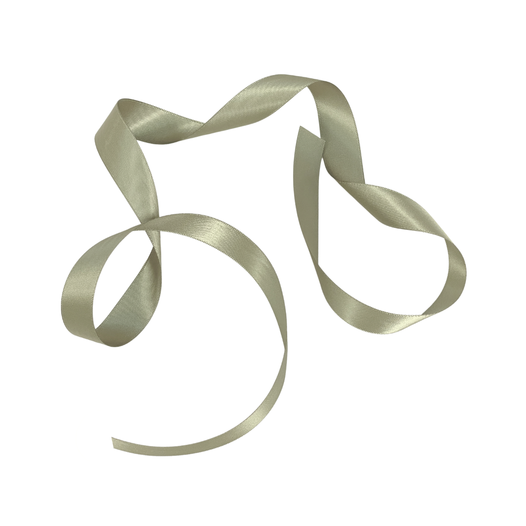 Satinband Charm Olivgrön