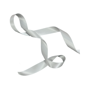 Satinband Charm Silvergrå