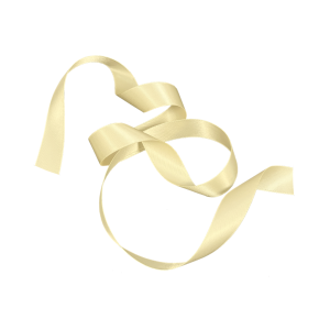 Satinband Charm Vanilj