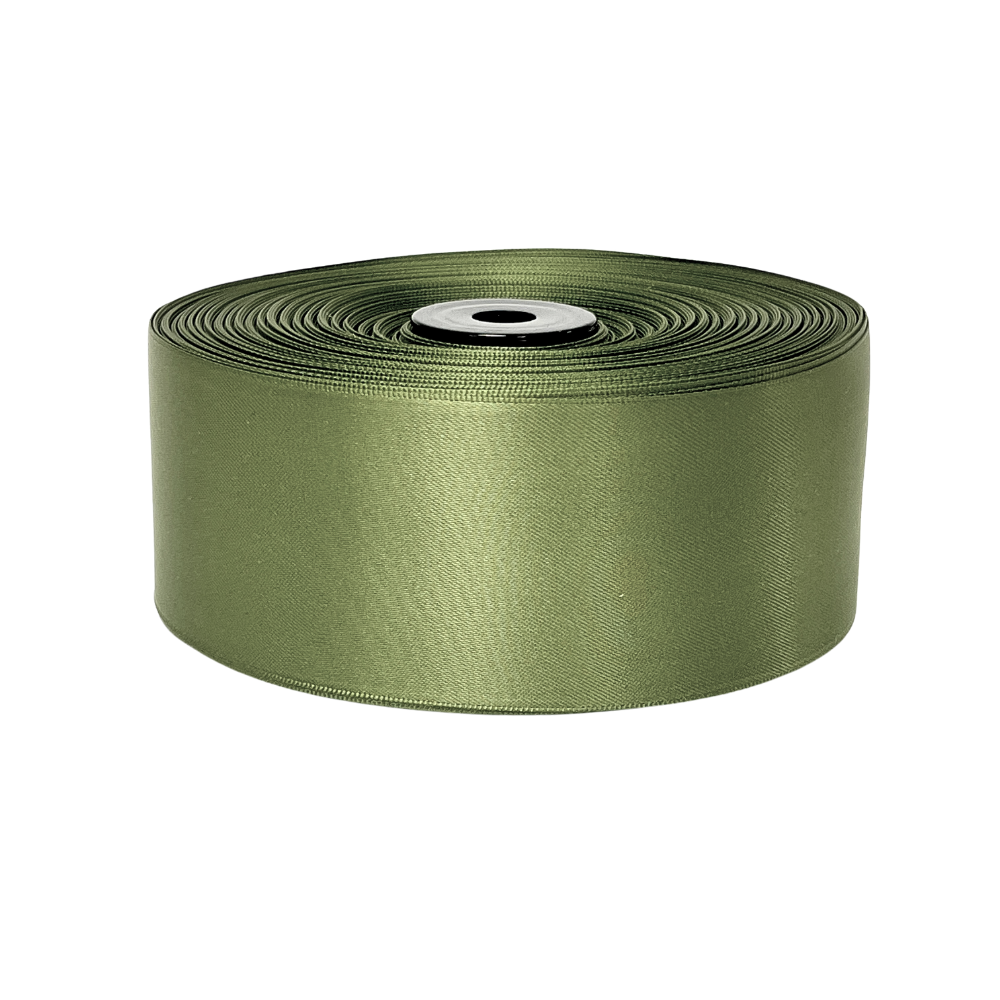 Satinband Charm Mossgrön