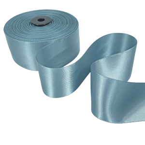 Satinband Charm Antikblå