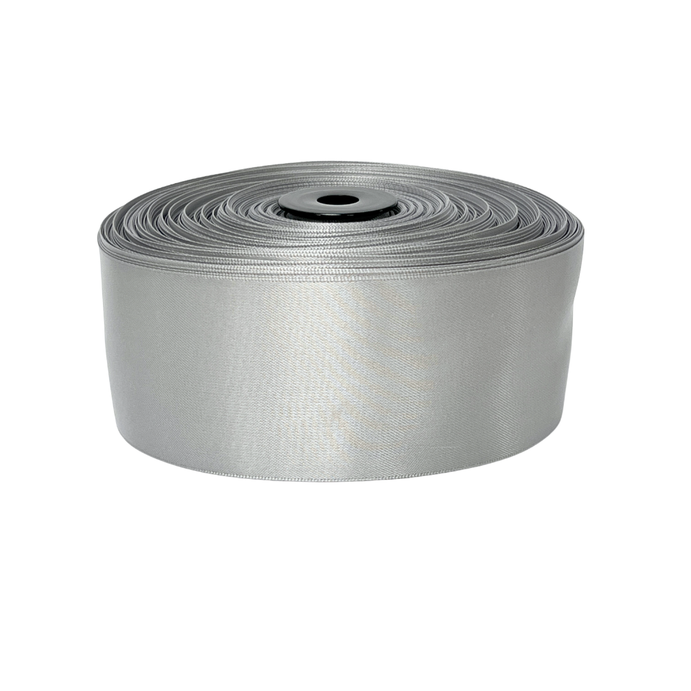Satinband Charm Silvergrå