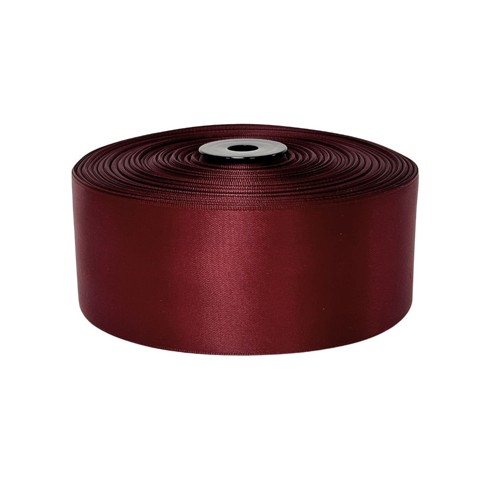 Satinband Charm Vinröd