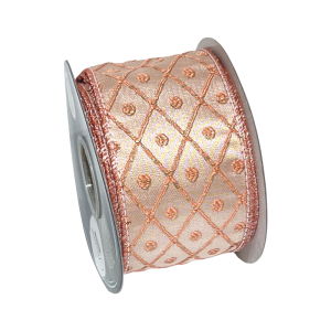 Dekorband Ståltråd Brodyr Antikrosa