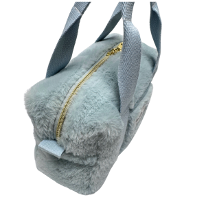 DIY-kit Duffy Bag Mini Fluffy Antikblå