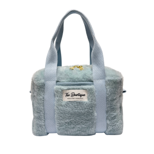 DIY-kit Duffy Bag Mini Fluffy Antikblå