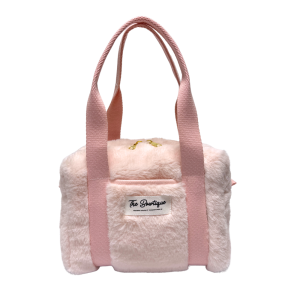 DIY-kit Duffy Bag Mini Fluffy Puderrosa