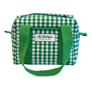 Duffy Bag Mini Gingham Grön