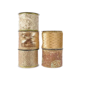 Dekorband Ståltråd Lyxmix Guld