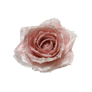 Tygros Is Med Klämma Rosa