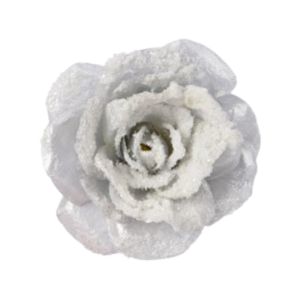 Tygros Snö Med Klämma Silver