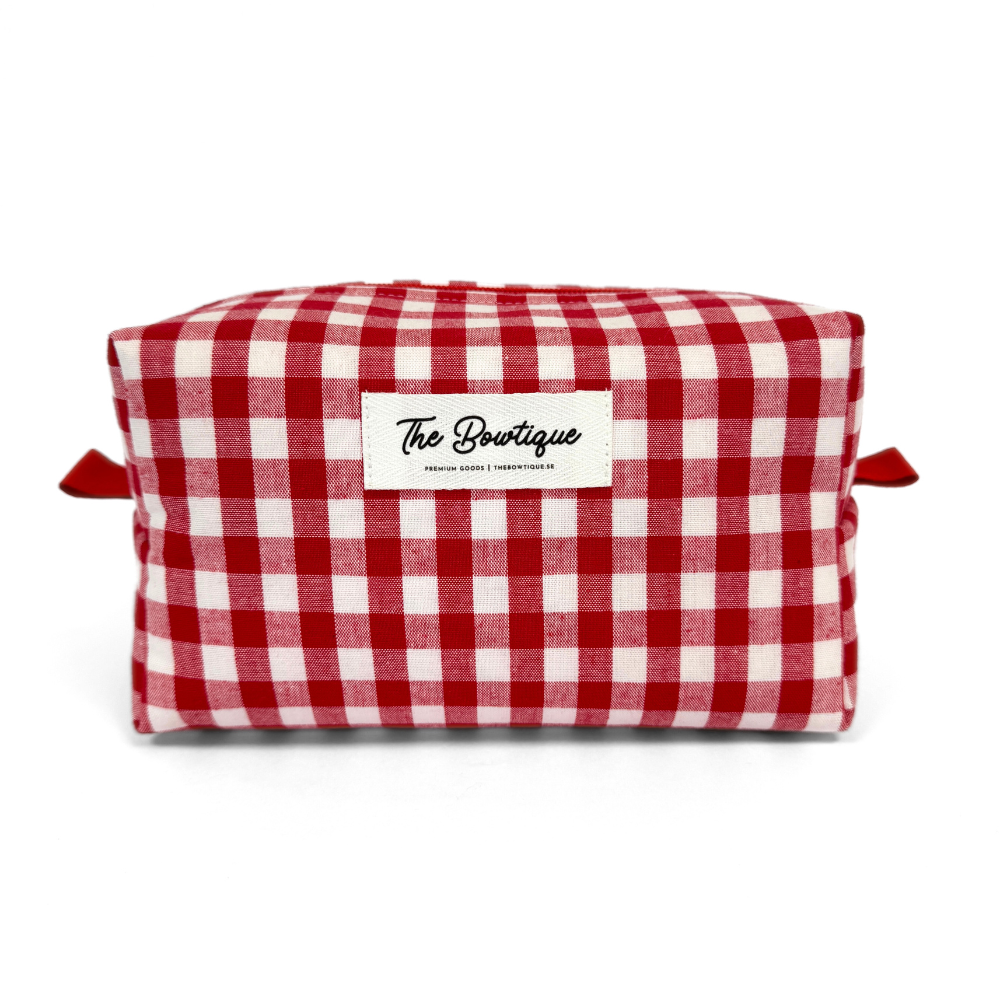 Necessär Make-Up Box Cottage Röd