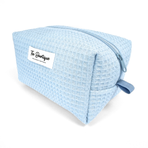 DIY-kit Make-Up Box Våffel Ljusblå