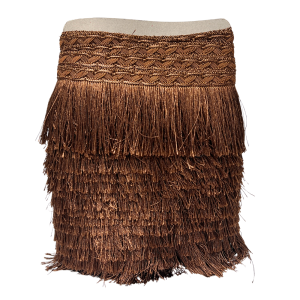 Frans Silke Med Bård Kopparbrun