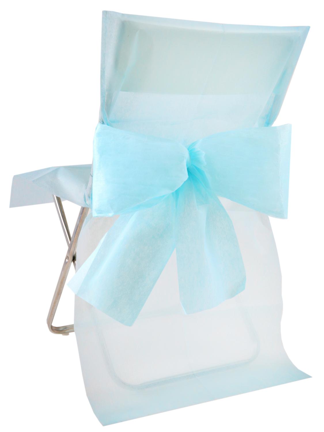 Stolsöverdrag Rosett Confetti Ljusblå