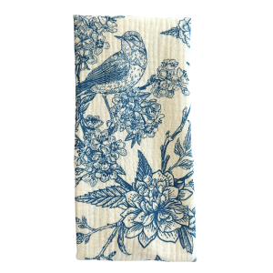 Tyg Birdy Blue Muslin