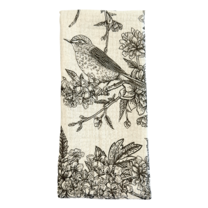 Tyg Birdy Brown Muslin