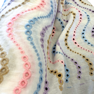 Tyg Bubbles Brodyr Voile