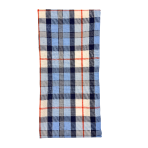 Tyg Flanell Tartan Ljusblå
