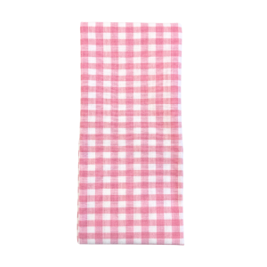 Tyg Gingham Rosa