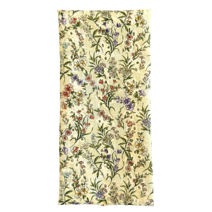 Tyg Mindy Floral Brodyr Ljusgul