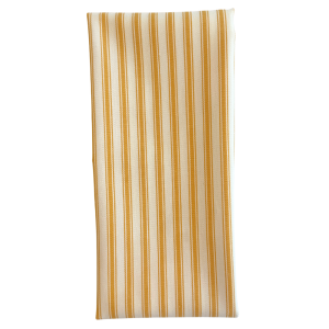 Tyg Ticking Stripe Gul