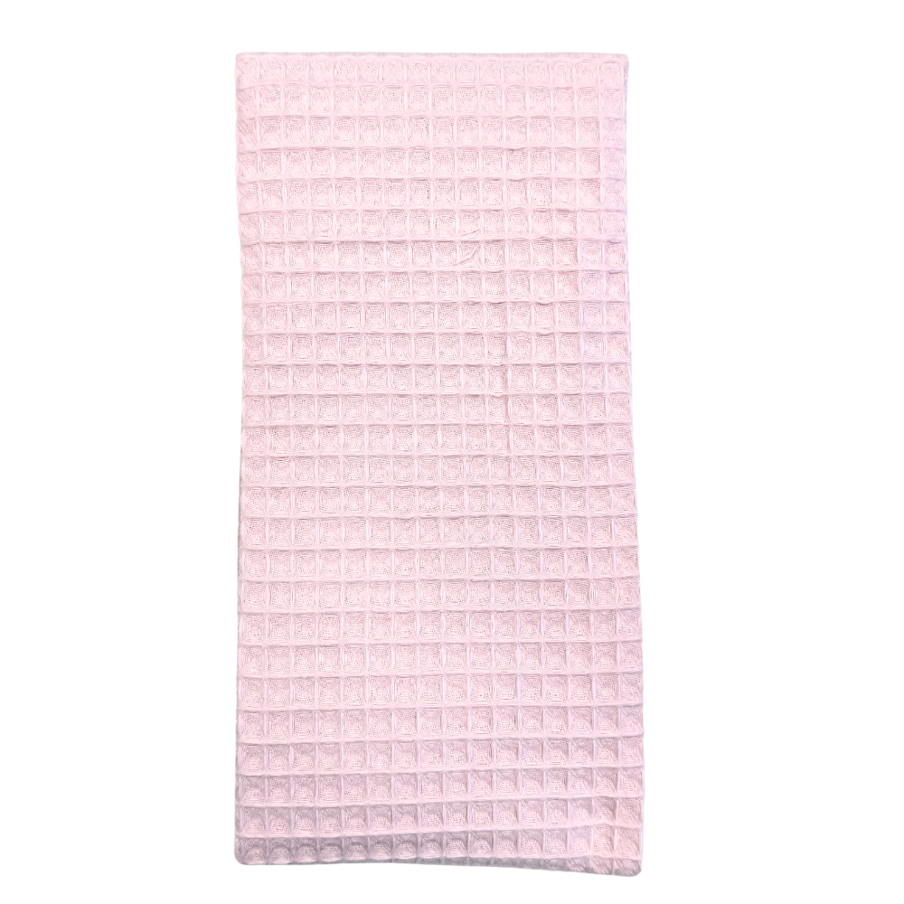 Tyg Våffel Ljusrosa