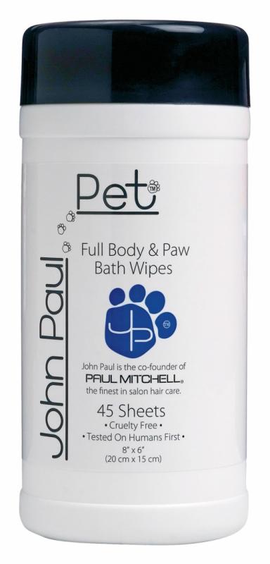John Paul Pet Full, Body & Paw Wipes