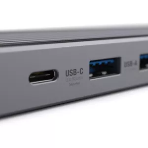 Unisynk 10 Port USB-C Hub 4K 60Hz 100W Grå