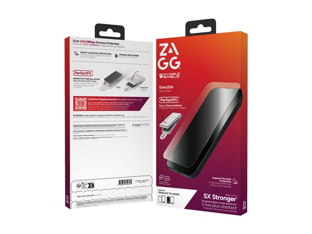 ZAGG InvisibleShield Glass Elite för iPhone 17 Pro