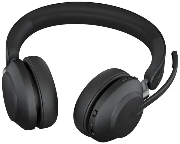 Jabra Evolve2 65 UC Stereo (USB-A) svart + landställe