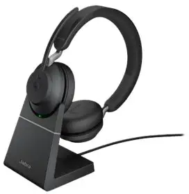 Jabra Evolve2 65 MS Stereo (USB-C) svart med ställ