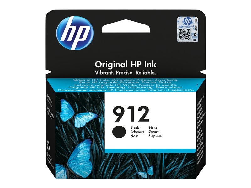 HP 912 - 8.29 ml - svart - original - bläckpatron