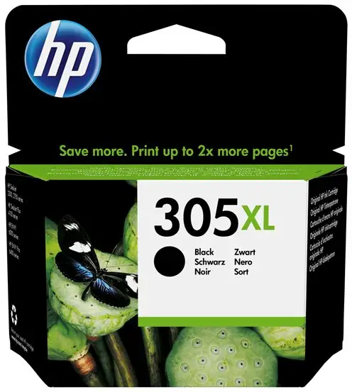 HP 305XL - 4 ml - Lång livslängd - svartfärgad - original - bläckpatron