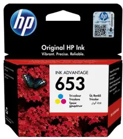 HP 653 - 5 ml - färg (cyan, magenta, gul) - original - Ink Advantage - bläckpatron