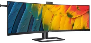 Philips 45B1U6900CH Curved  45" 5120 x 1440 32:9 VA 75Hz USB-C Dock (100w)