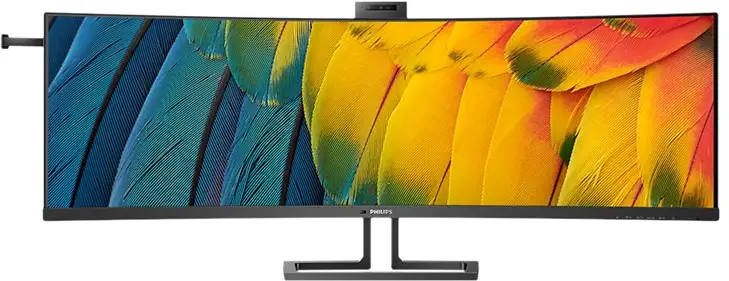 Philips 45B1U6900CH Curved  45" 5120 x 1440 32:9 VA 75Hz USB-C Dock (100w)