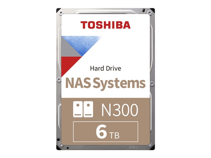 Toshiba N300 NAS, 6TB SATA Hårddisk