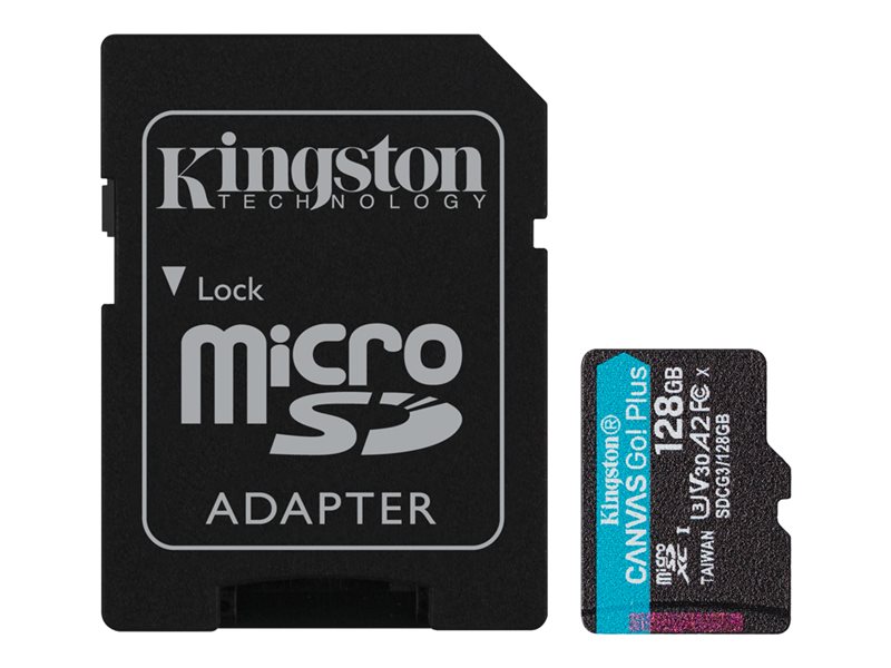 Kingston Canvas Go! Plus 128GB mikroSDXC UHS-I Class 10