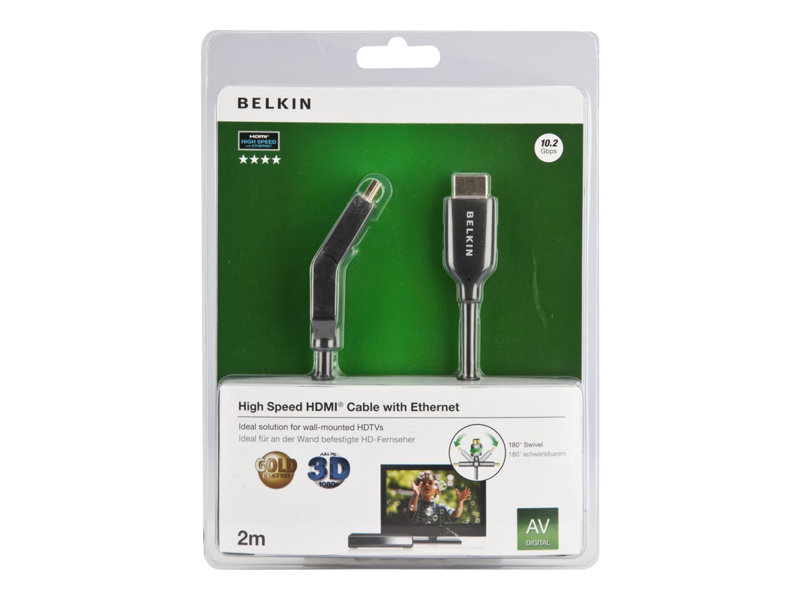 Belkin High Speed HDMI kabel med Ethernet 1,8 meter