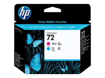 HP 72 - Cyan, magenta - skrivhuvud
