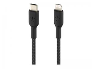 Belkin USB-C till Lightning kabel 2m svart