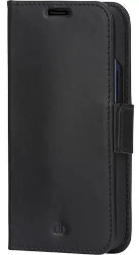 dbramante1928 Copenhagen Slim - Vikbart fodral för mobiltelefon - narvat läder - svart