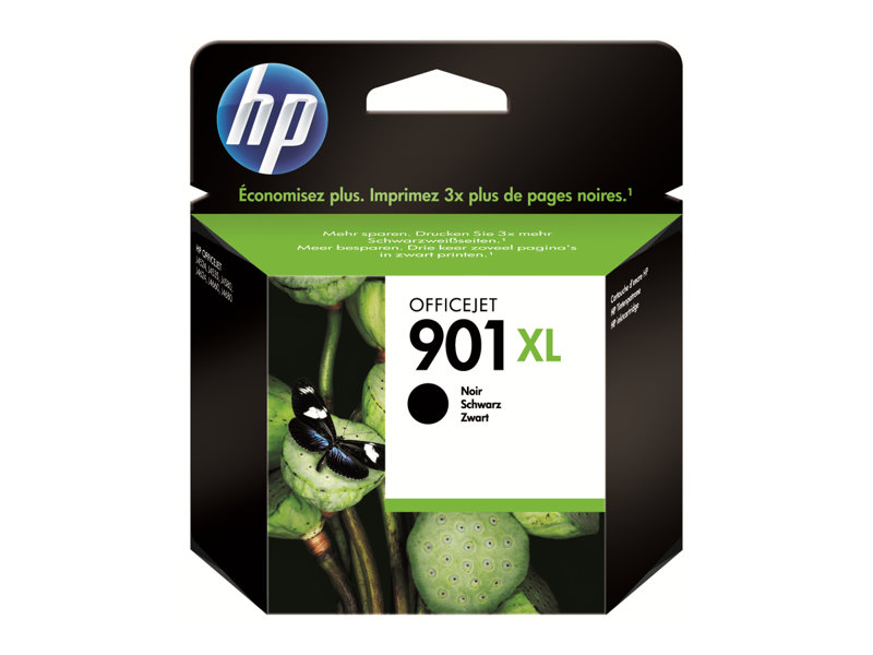 HP 901XL - 14 ml - Lång livslängd - svart - original - blister - bläckpatron