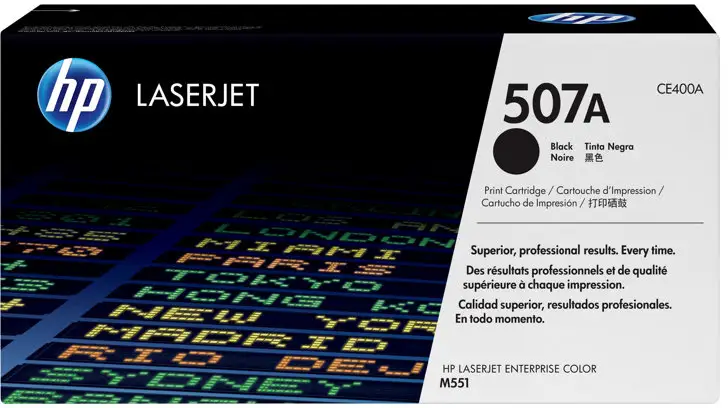 HP 507A - Svart - original - LaserJet - tonerkassett