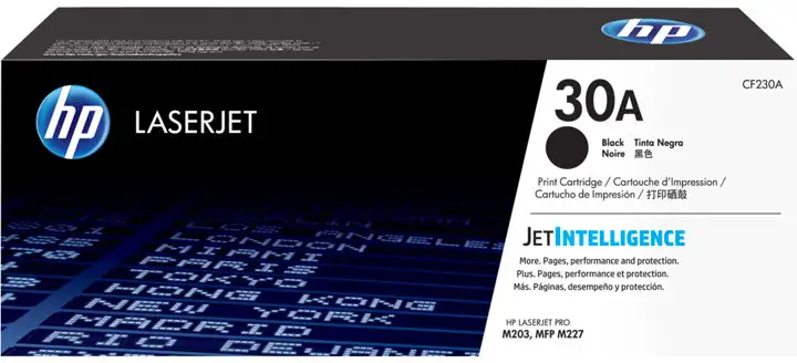 HP 30A - Svart - original - LaserJet - tonerkassett
