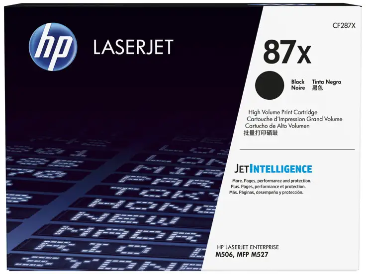 HP 87X - Lång livslängd - svart - original - LaserJet - tonerkassett