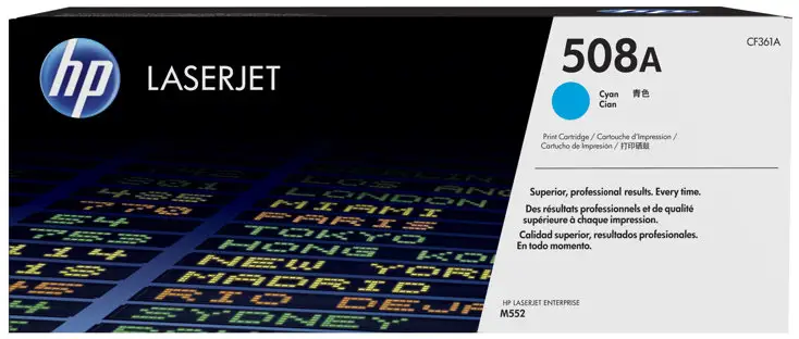 HP 508A - Cyan - original - LaserJet - tonerkassett