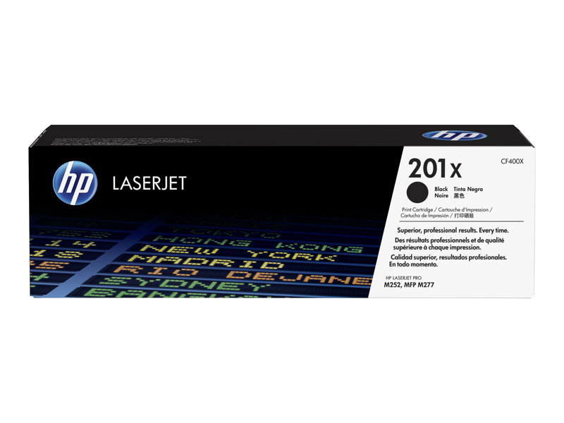 HP 201X - Lång livslängd - svart - original - LaserJet - tonerkassett