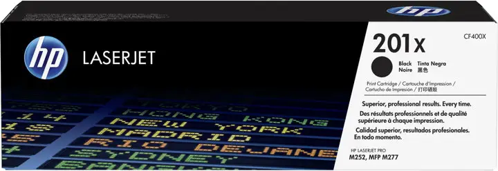 HP 201X - Lång livslängd - svart - original - LaserJet - tonerkassett